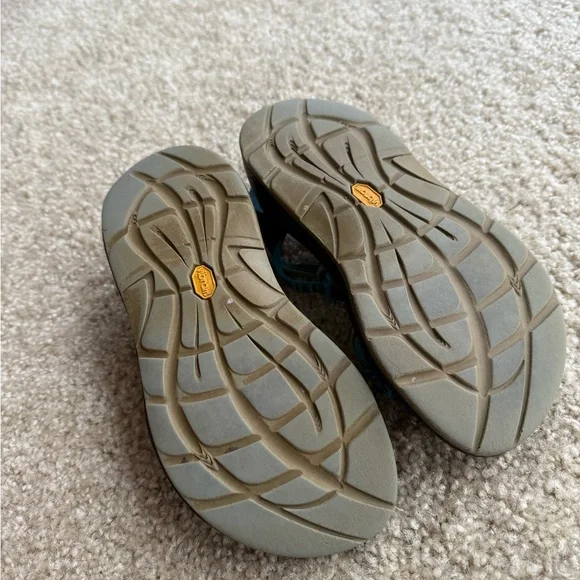 Chaco Blue and Black Adventure Sandals Strappy Design - Picture 3 of 3